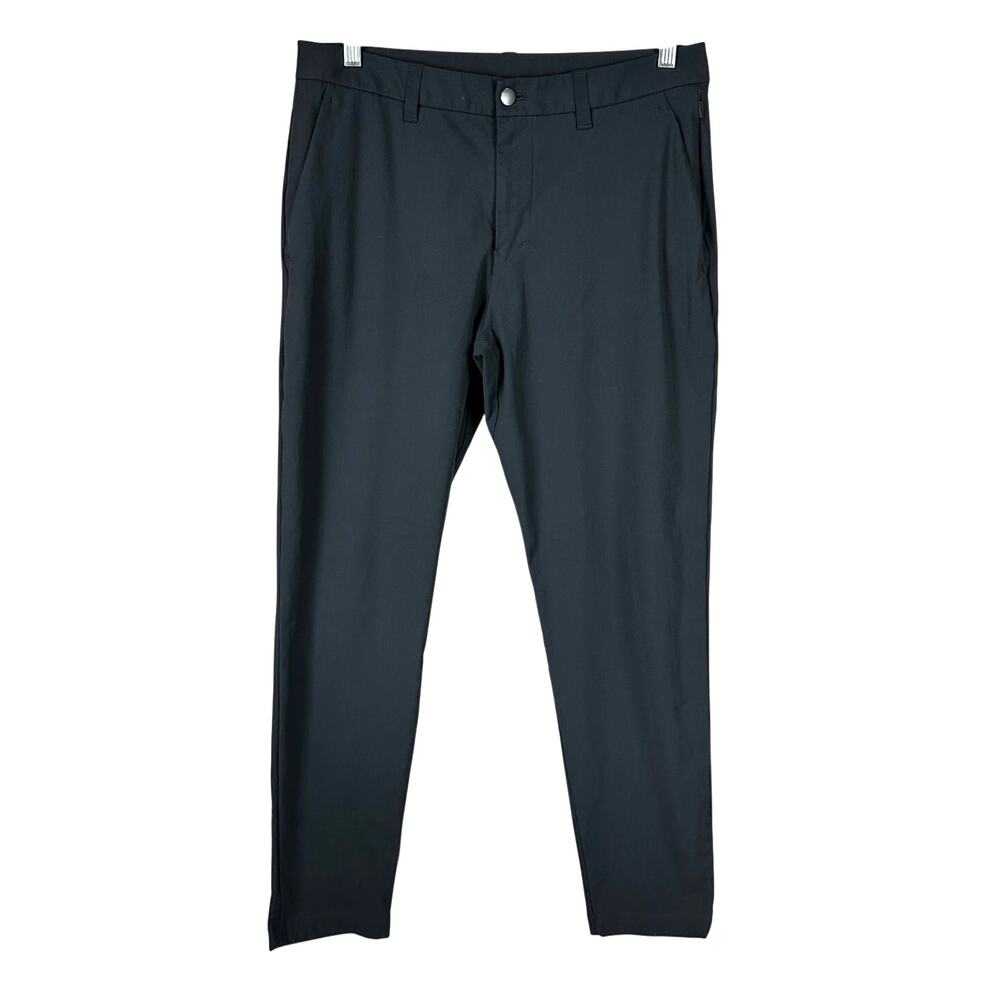 Lululemon ABC Slim-Fit Trouser Warpstreme Obsidian Men's Size 33 x 29 EUC
